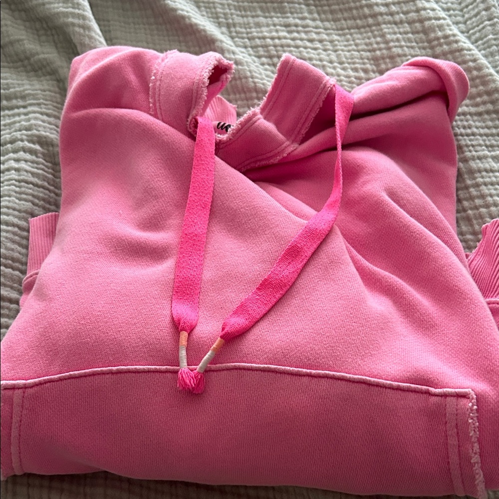 Aerie Bright Pink Hoodie Sweatshirt - Picture 5 of 5